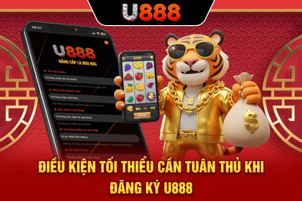 Điều kiện tối thiểu cần tuân thủ khi đăng ký U888