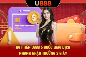 Rút Tiền U888 - 5 Bước Giao Dịch Nhanh, Nhận Thưởng 3 Giây